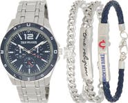 True Religion Chorongraph Watch & Bracelet Gift Set, 43mm