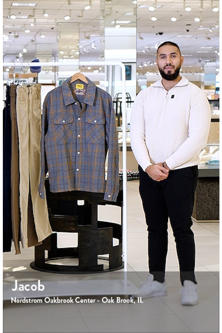 Logo Embroidered Flannel Button-Up Shirt video