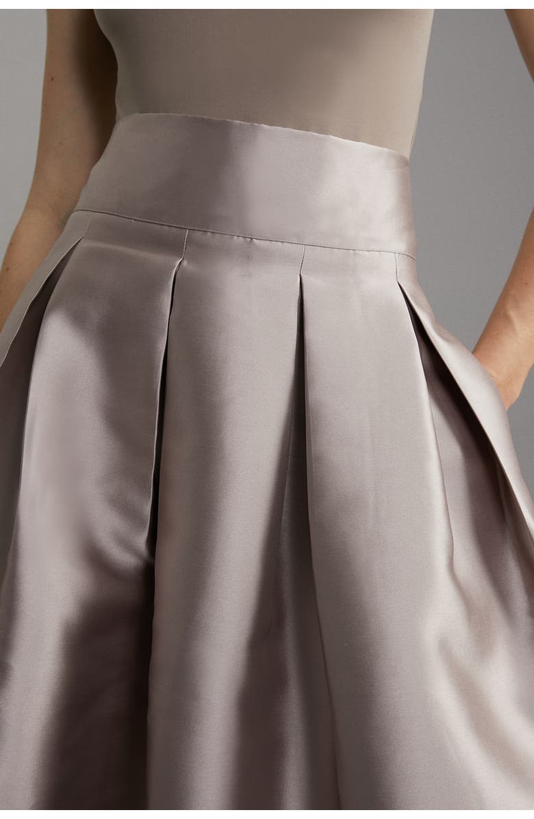 Karen Millen Twill Woven Prom Maxi Skirt, Alternate, color, 