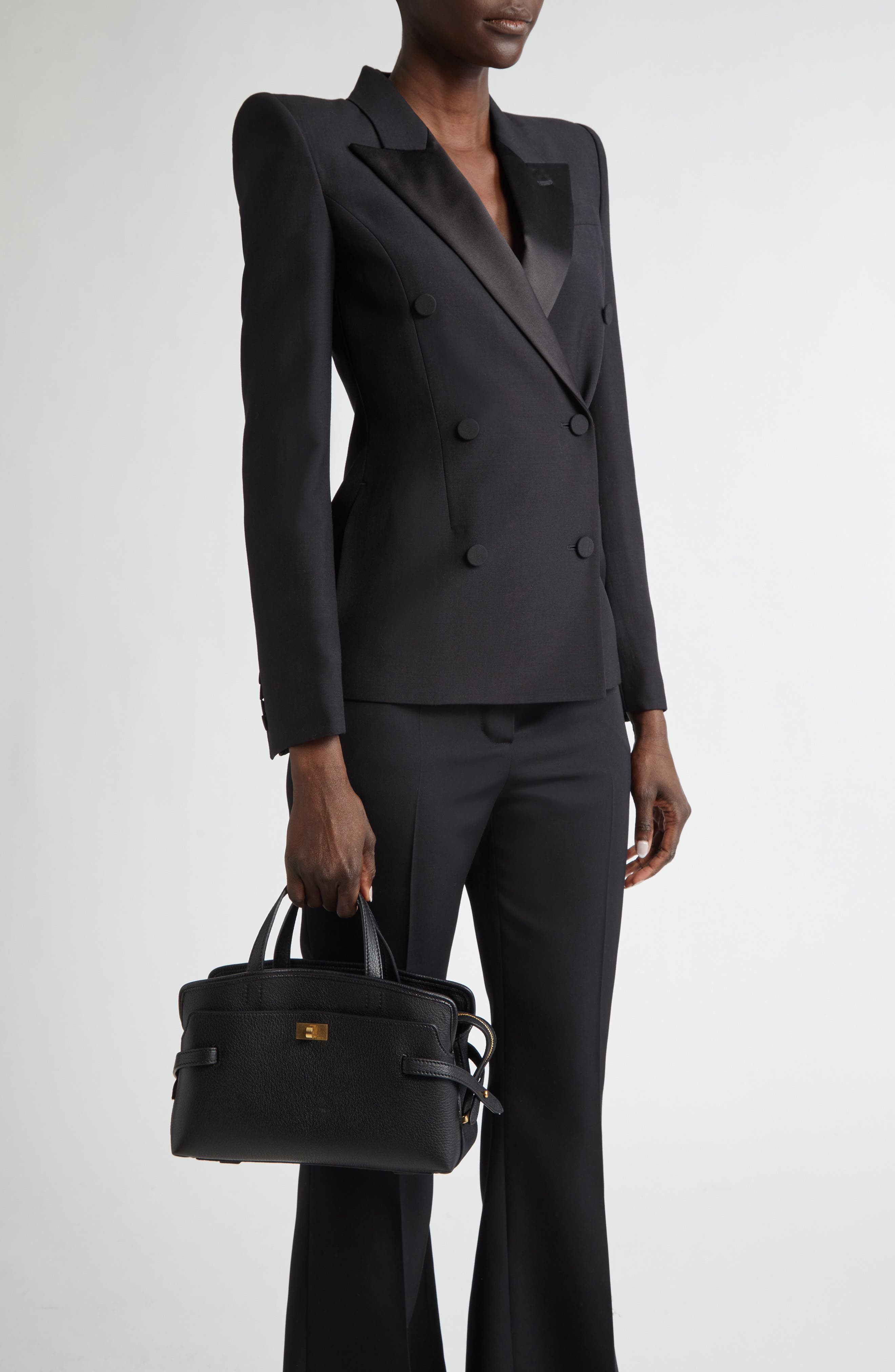 Anya Hindmarch Small Wilson Leather Top Handle Bag, Alternate, color, 