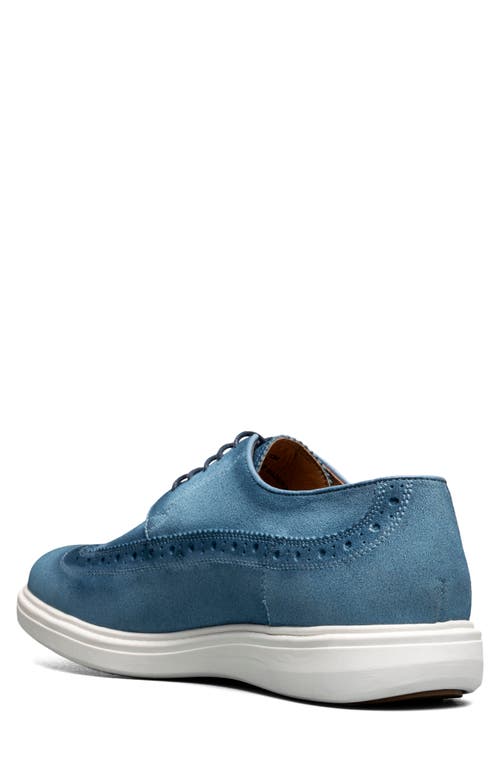Stacy Adams Trudell Wingtip Oxford In Light Blue