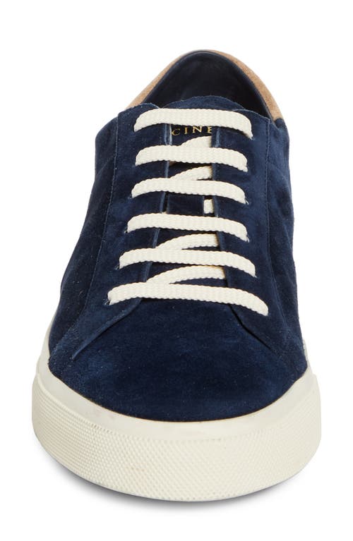 Brunello Cucinelli Suede Sneakers In Cqe72 Deep Blue