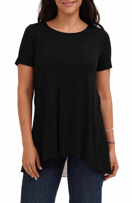 Print Mesh Back T-Shirt