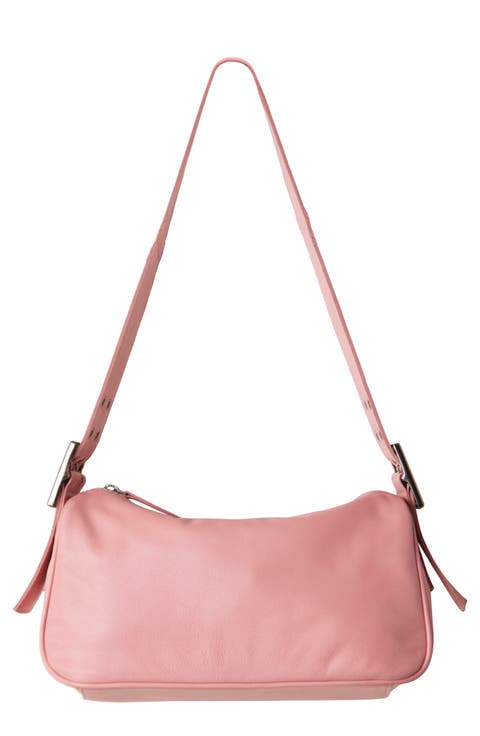 Army Candy Leather Baguette Bag