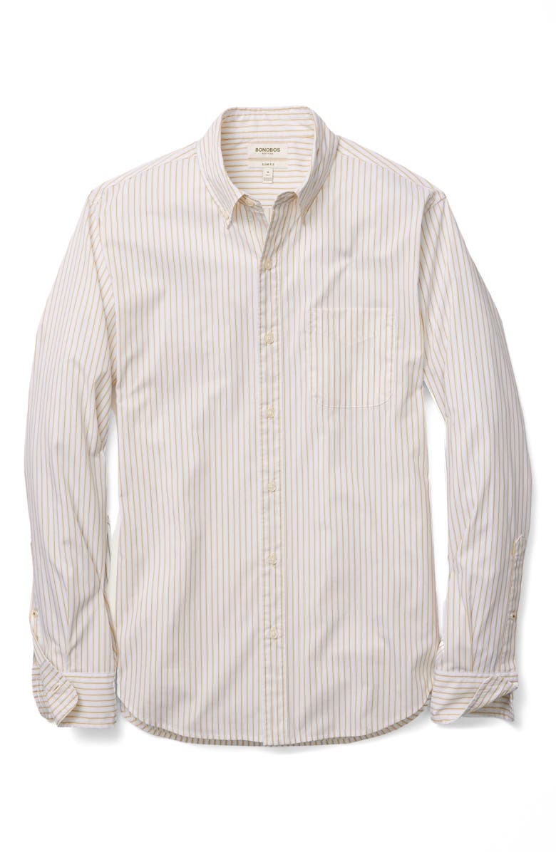 Bonobos Everyday Slim Fit Stripe Button-Down Oxford Shirt, Alternate, color, Everyday Shirt Slim