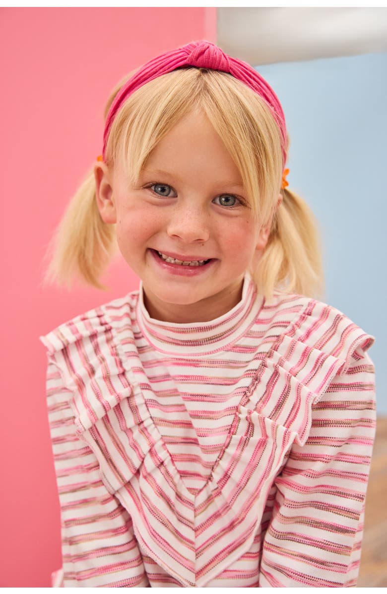 BISBY Kids' Sparkle Stripe Aspen Top, Alternate, color, Recoleta Rose Multi Stripe