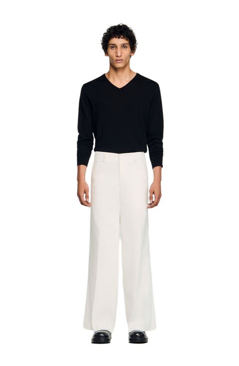 Wide-leg trousers