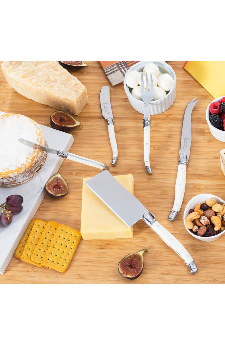 FRENCH HOME Laguiole 11-Piece Cheese Flatware Set, Alternate, color, 
