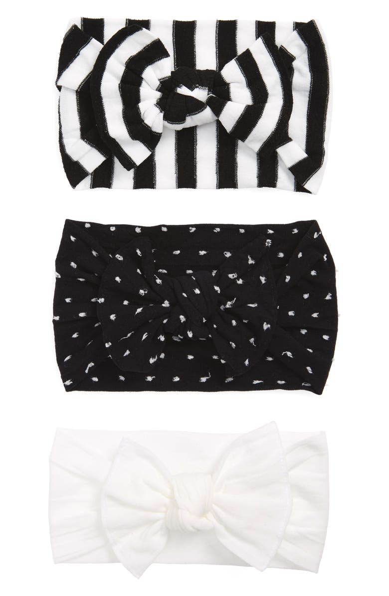 Baby Bling 3-Pack Knotted Headbands, Main, color, 