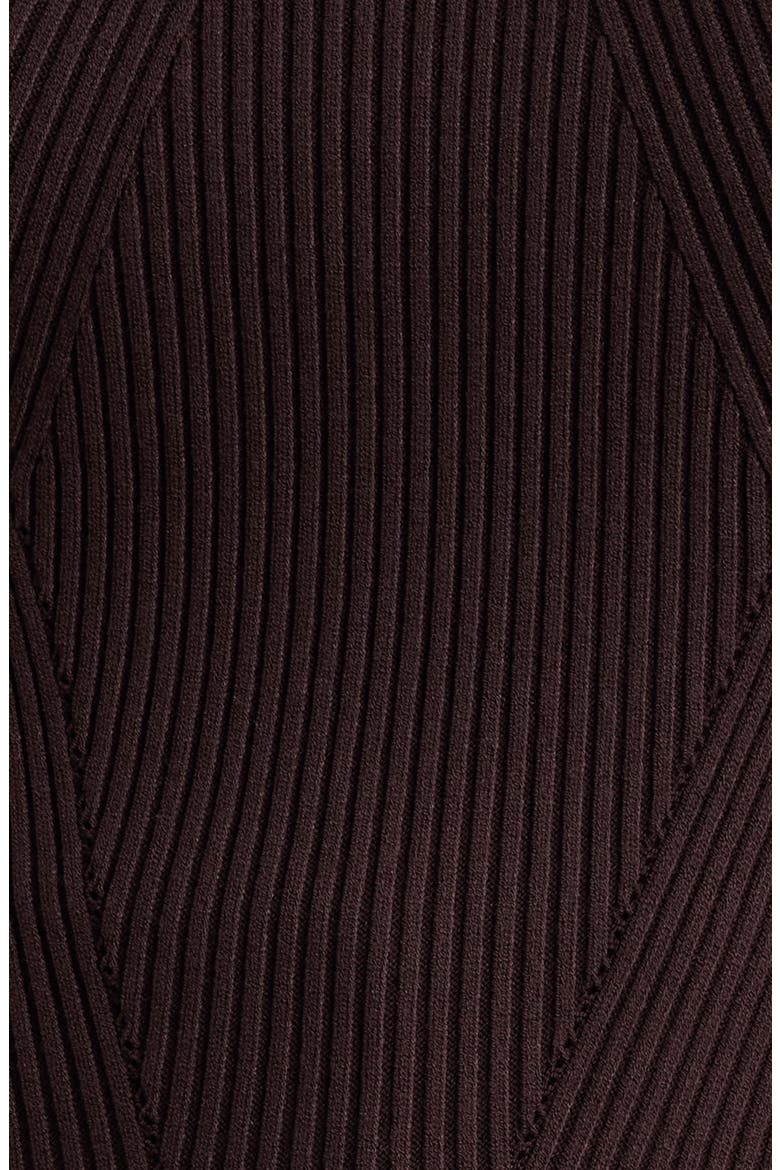 Seliot Rib Polo Sweater, Alternate, color, OPEN BROWN