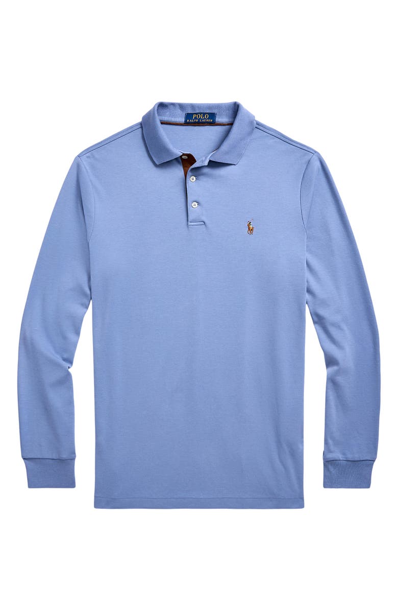 Polo Ralph Lauren Long Sleeve Pima Cotton Polo Shirt, Alternate, color,