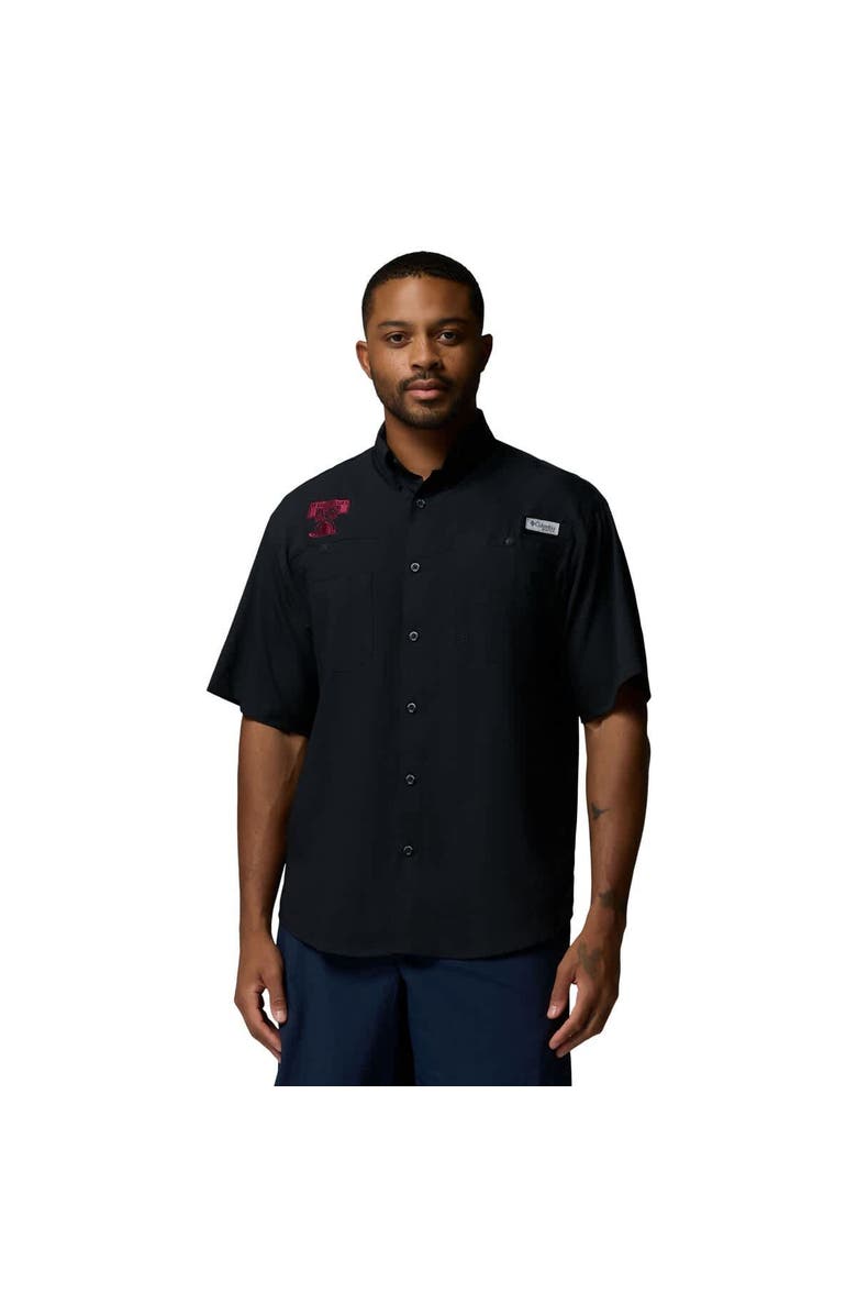 Columbia Men's Columbia Black Texas A&M Aggies Tamiami Omni-Shade Button-Down Shirt, Main, color, Black