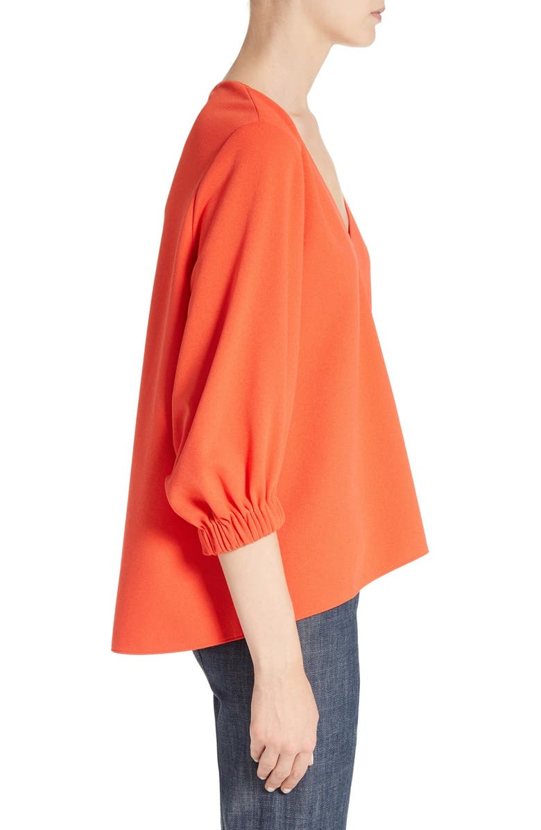 Tibi Crepe Trapeze Top, Main, color,