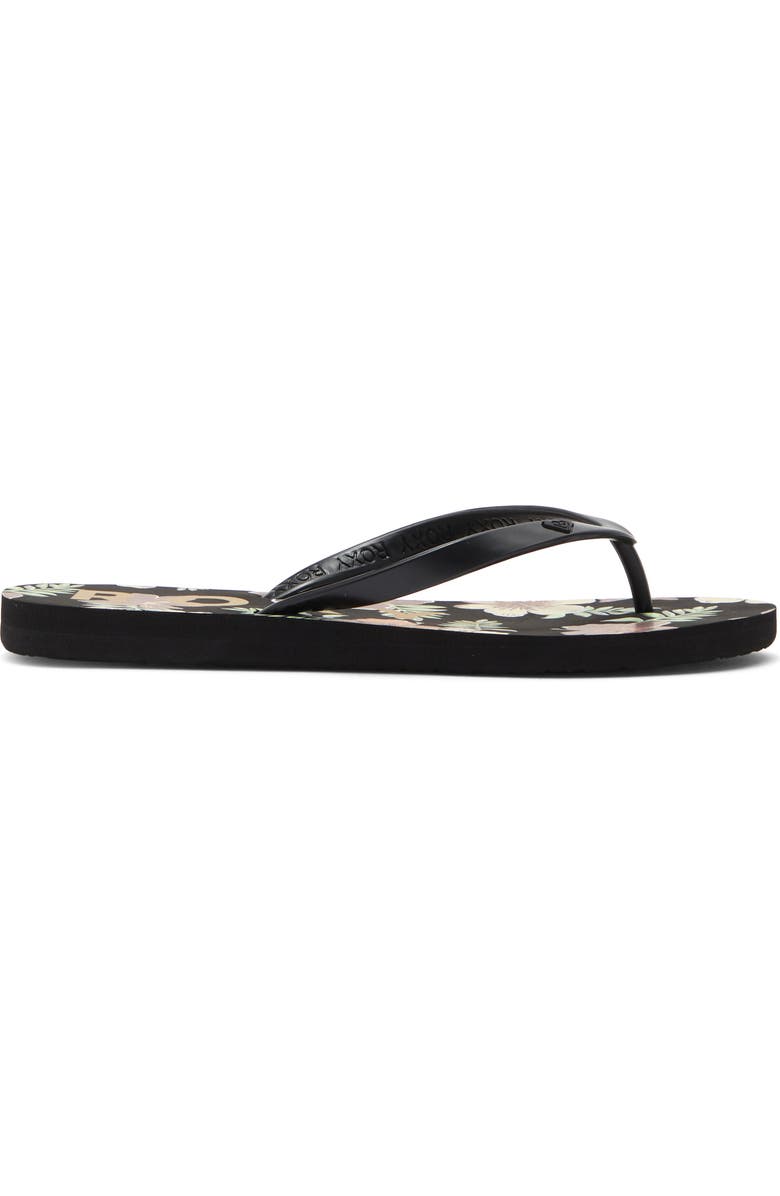 Roxy Tahiti VII Flip Flop, Alternate, color, Black Multi