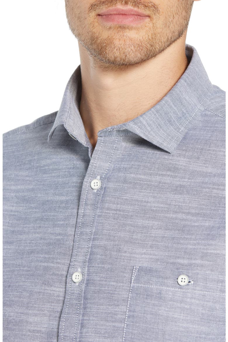 Rugger Regular Fit Sport Shirt, Alternate, color, SLATE