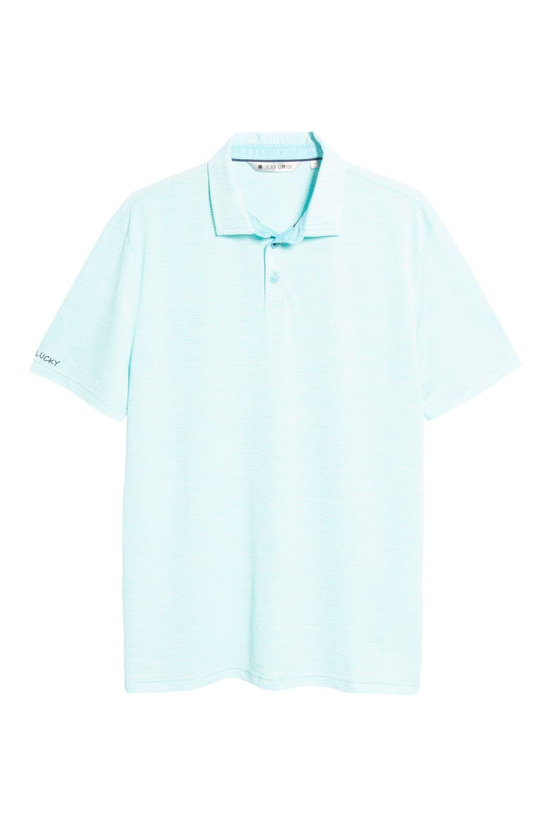 Men's Nico Textured Performance Golf Polo, Alternate, color, BLUE RADIANCE