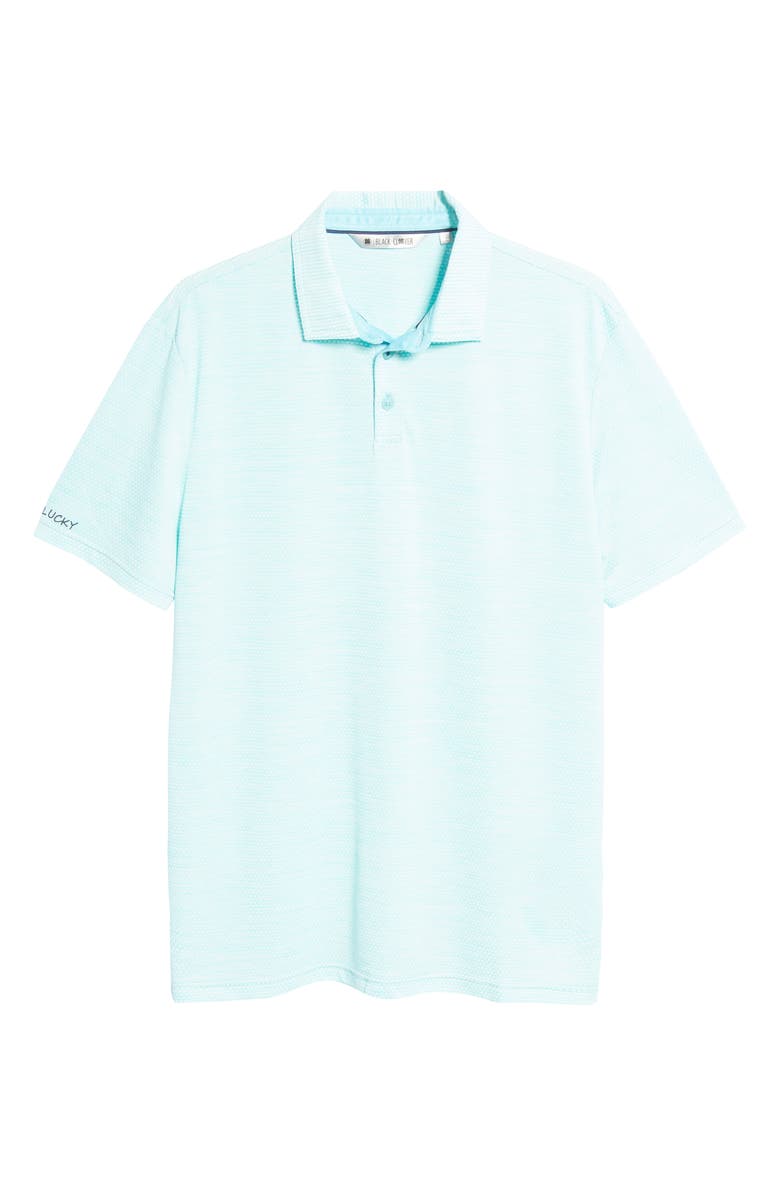 Black Clover Men's Nico Textured Performance Golf Polo, Alternate, color,