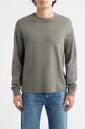 FRAME Duo Fold Long Sleeve Cotton T-Shirt