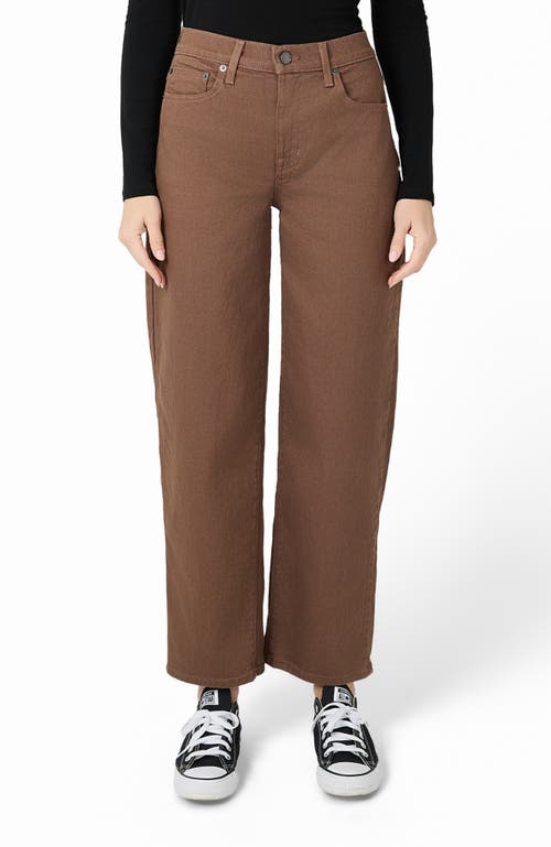 Mod/am Daisy Barrel Jeans In Brown
