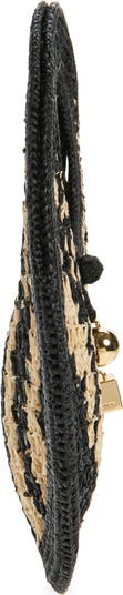 Le Petit Rond Spiaggia Raffia Handbag