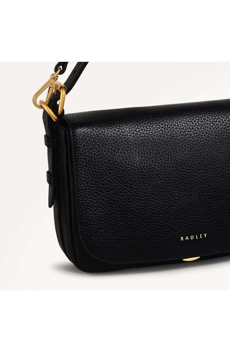 Radley Grafton Street Small Flapover Crossbody Bag, Alternate, color, Black