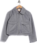 Elie Tahari Cropped Zip Jacket