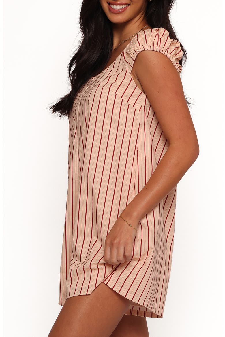 Scobbie Stripe Romper, Alternate, color, PINK STRIPE