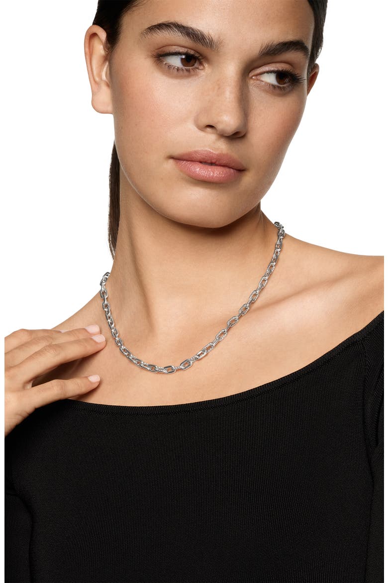 DY Madison Extra Small Necklace, Alternate, color, SILVER
