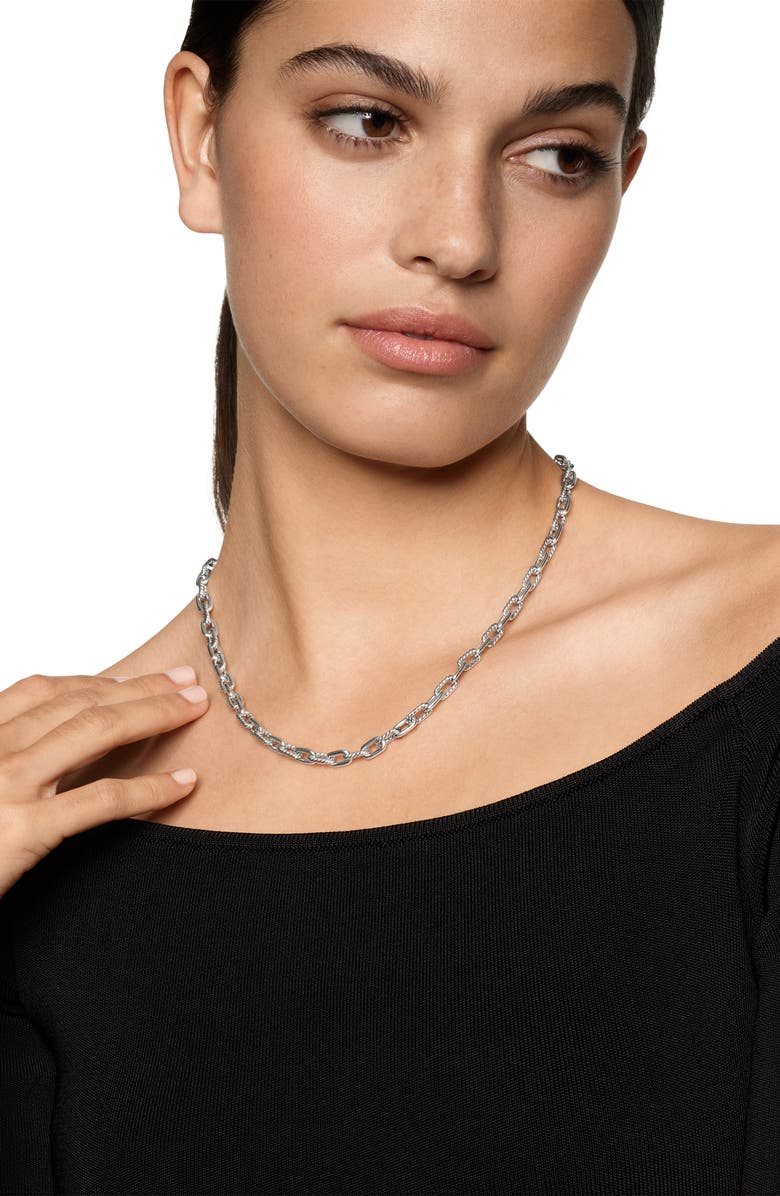 David Yurman DY Madison Extra Small Necklace, Alternate, color, Silver