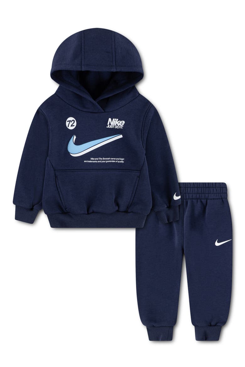 Sportswear Hoodie & Joggers Set, Main, color, MIDNIGHT NAVY