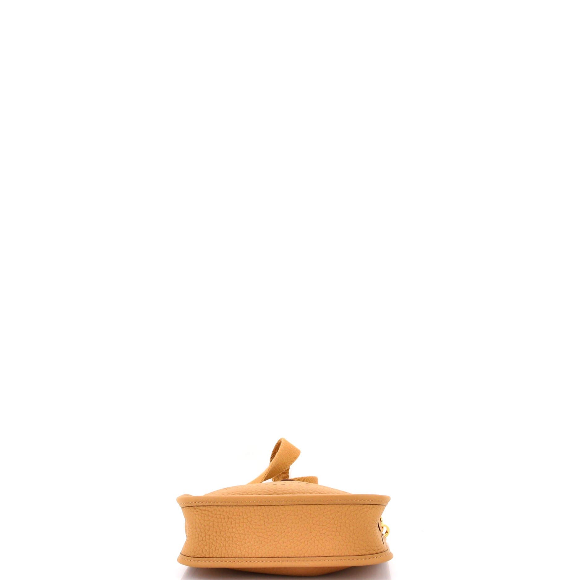 Pre-Owned Hermes Evelyne Bag Gen III Clemence TPM, Alternate, color, Biscuit