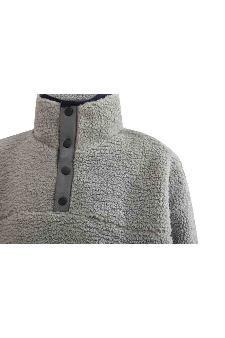 Fleece Pullover, Alternate, color, Grey