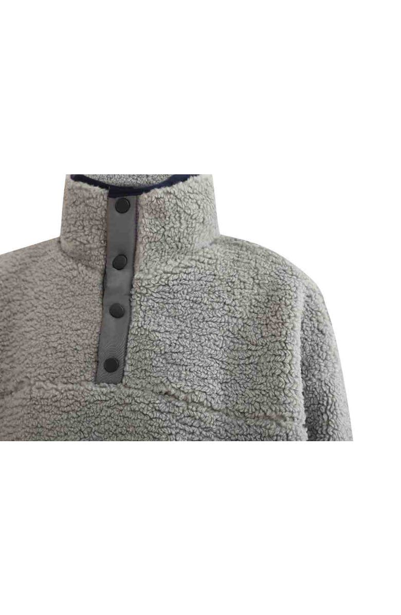 MOUSTACHE Fleece Pullover, Alternate, color, Grey