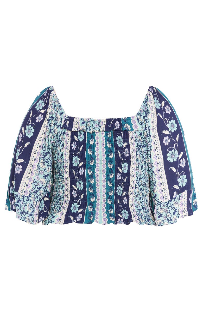 City Chic Samara Print Top, Alternate, color, 