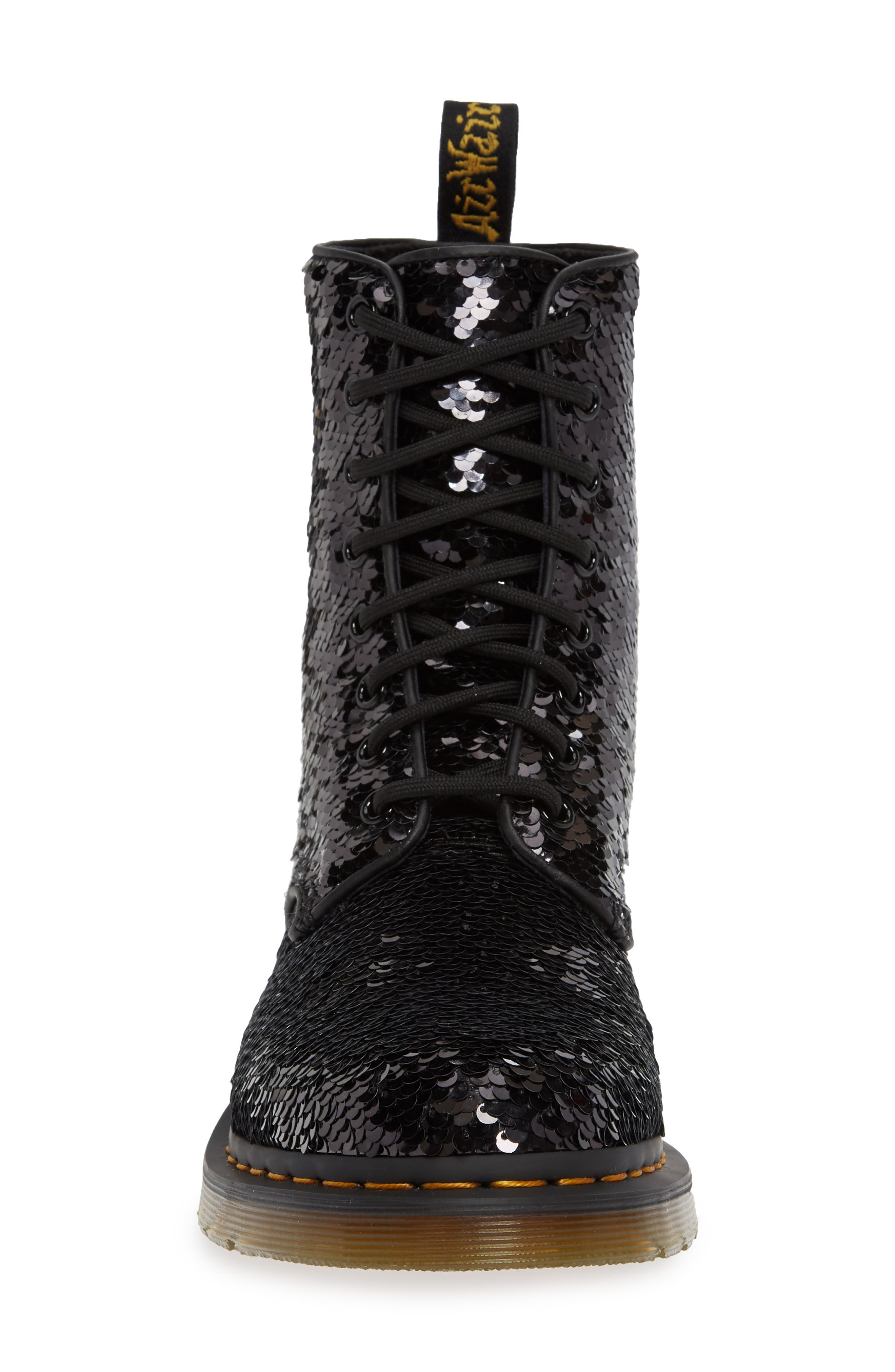 Dr. Martens 1460 Pascal Flip Sequin Boot, Alternate, color, 