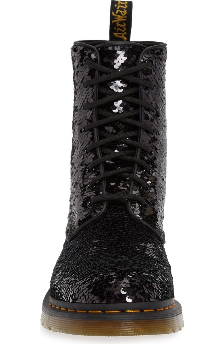 Dr. Martens 1460 Pascal Flip Sequin Boot, Alternate, color,