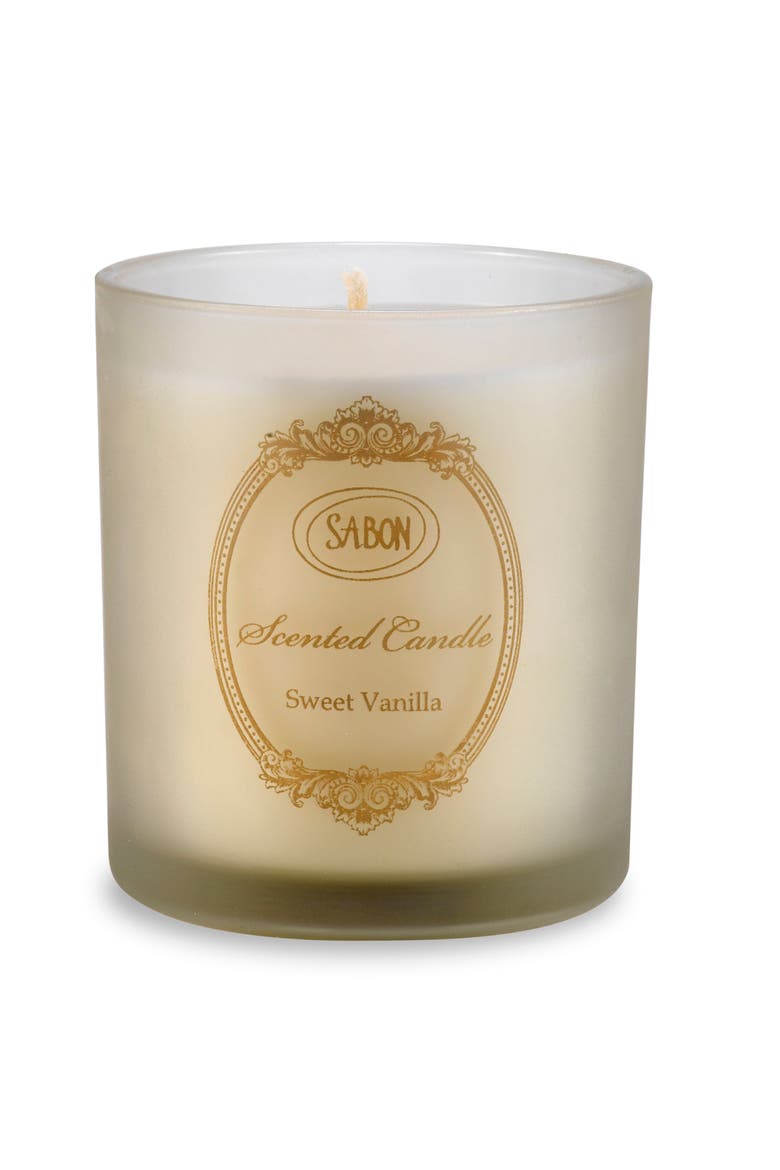 Candle Glass Sweet Vanilla, Main, color, Sweet Vanilla