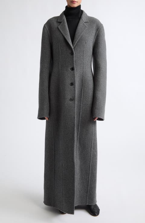 Noah Molded Double Face Virgin Wool Coat