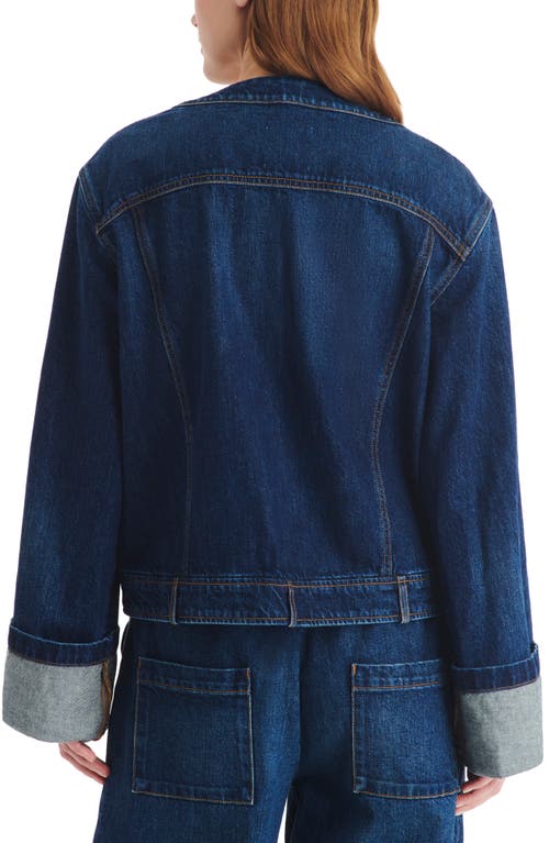 Twp Dusty Denim Jacket In Dark Wash