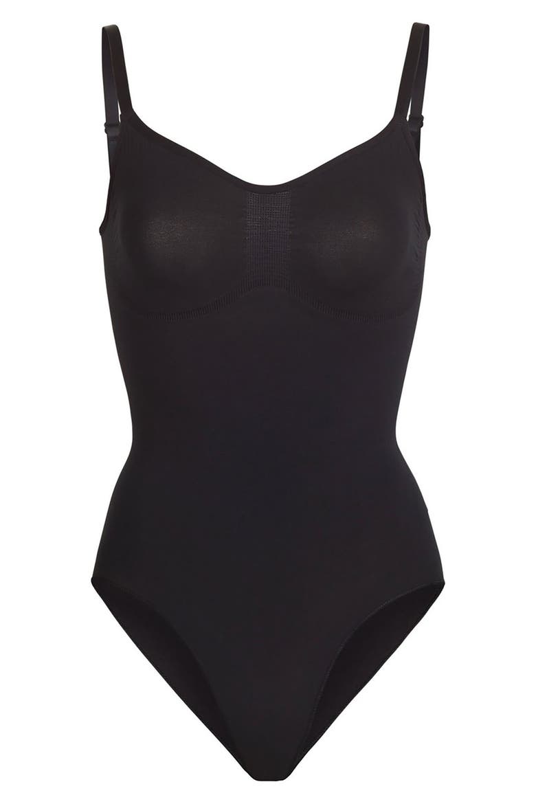 Sculpting Bodysuit, Alternate, color, ONYX