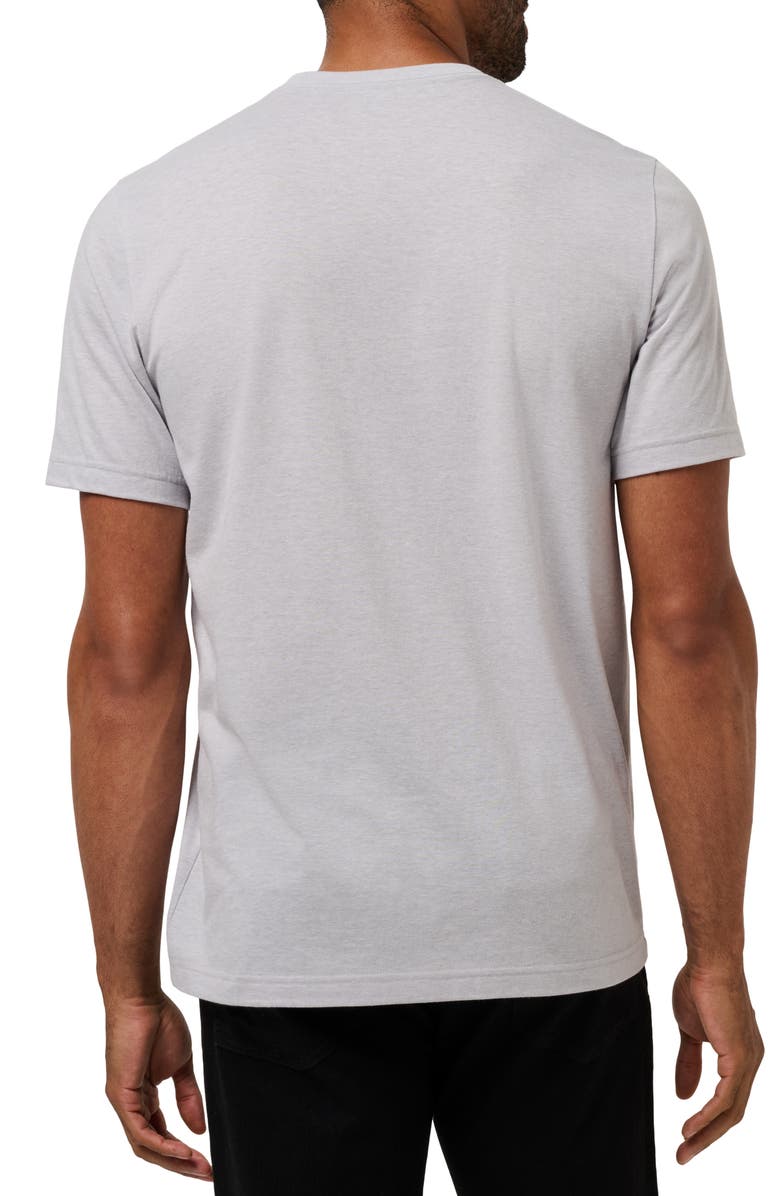 TravisMathew Top Places Logo T-Shirt, Alternate, color, Heather Light Grey
