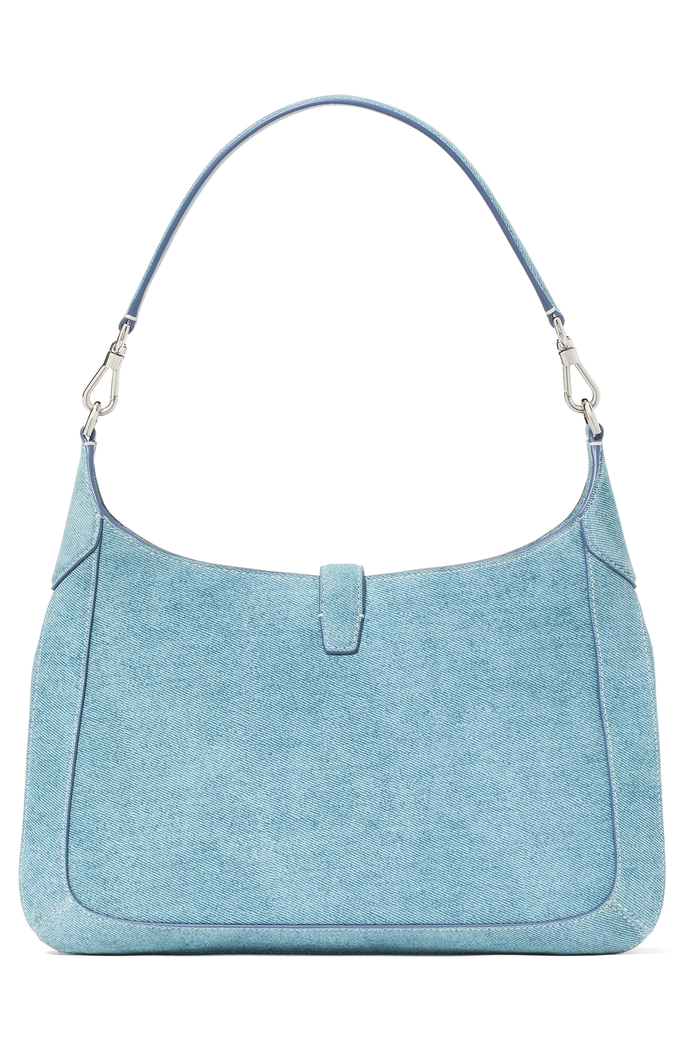 Kate Spade New York deco leather shoulder bag, Alternate, color, 