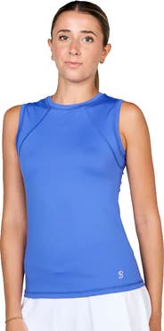 Sofibella UV Colors Womens Sleeveless Tennis Shirt