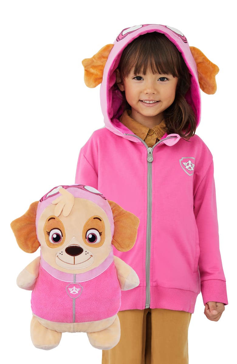 Cubcoats x Nickelodeon<sup>®</sup> PAW Patrol<sup>™</sup> Skye 2-in-1 Stuffed Animal Hoodie, Main, color,