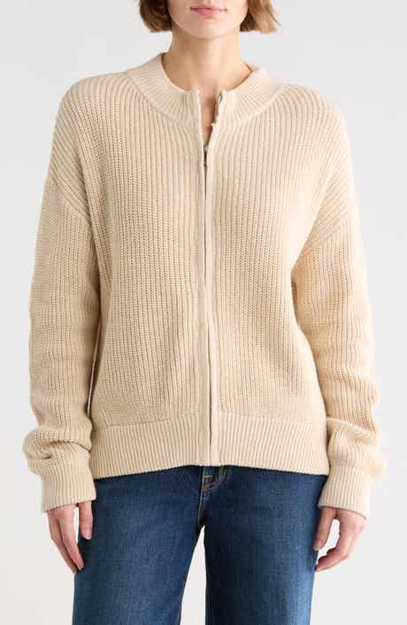 WISHLIST Zip-Up Sweater