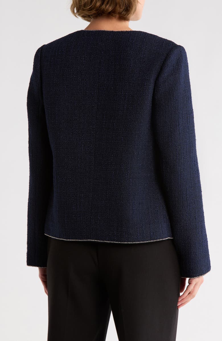 rag & bone Mira Collarless Tweed Jacket, Alternate, color, Sal