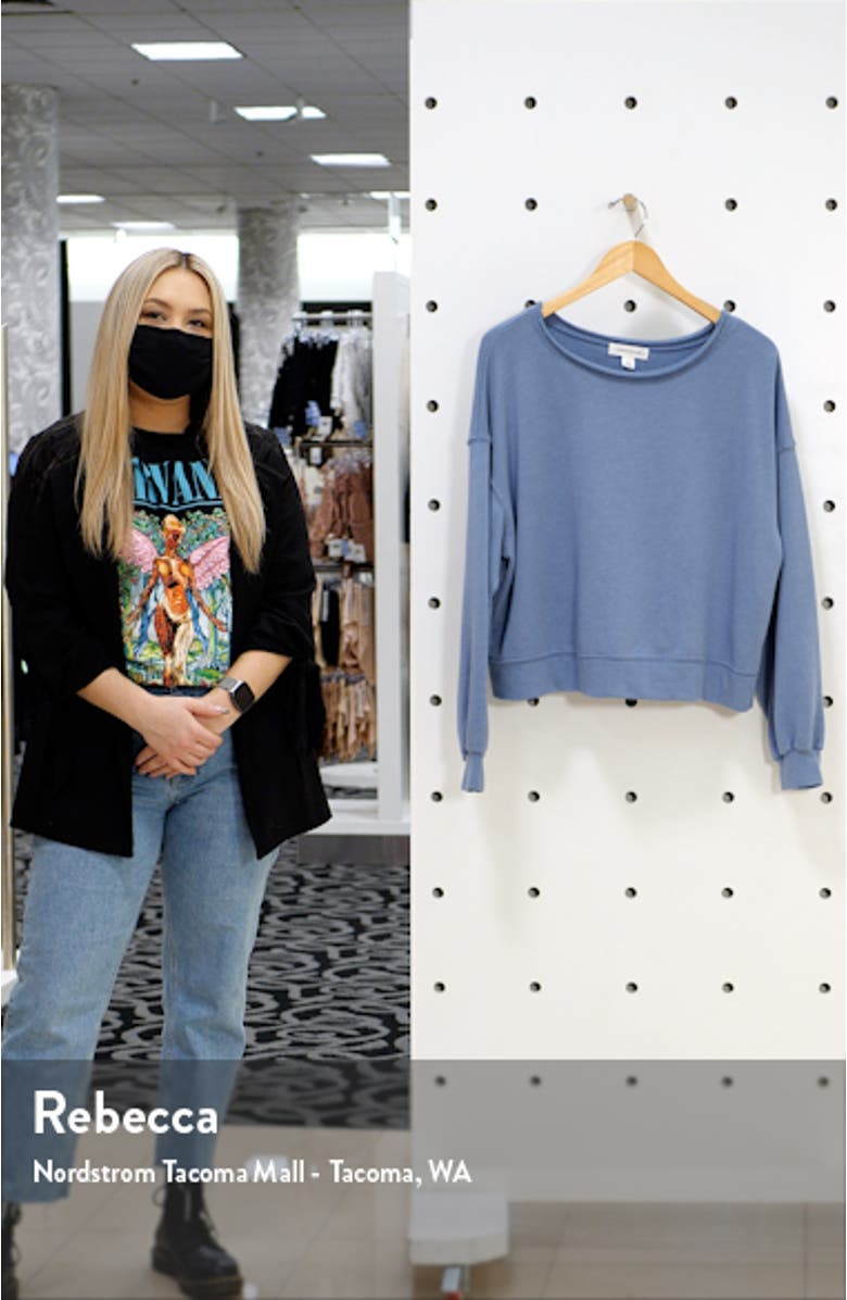 Raw Edge Sweatshirt, sales video thumbnail