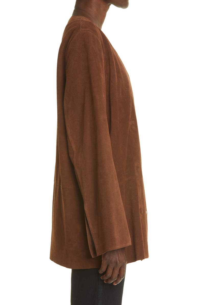 TOTEME Suede Blazer, Alternate, color,