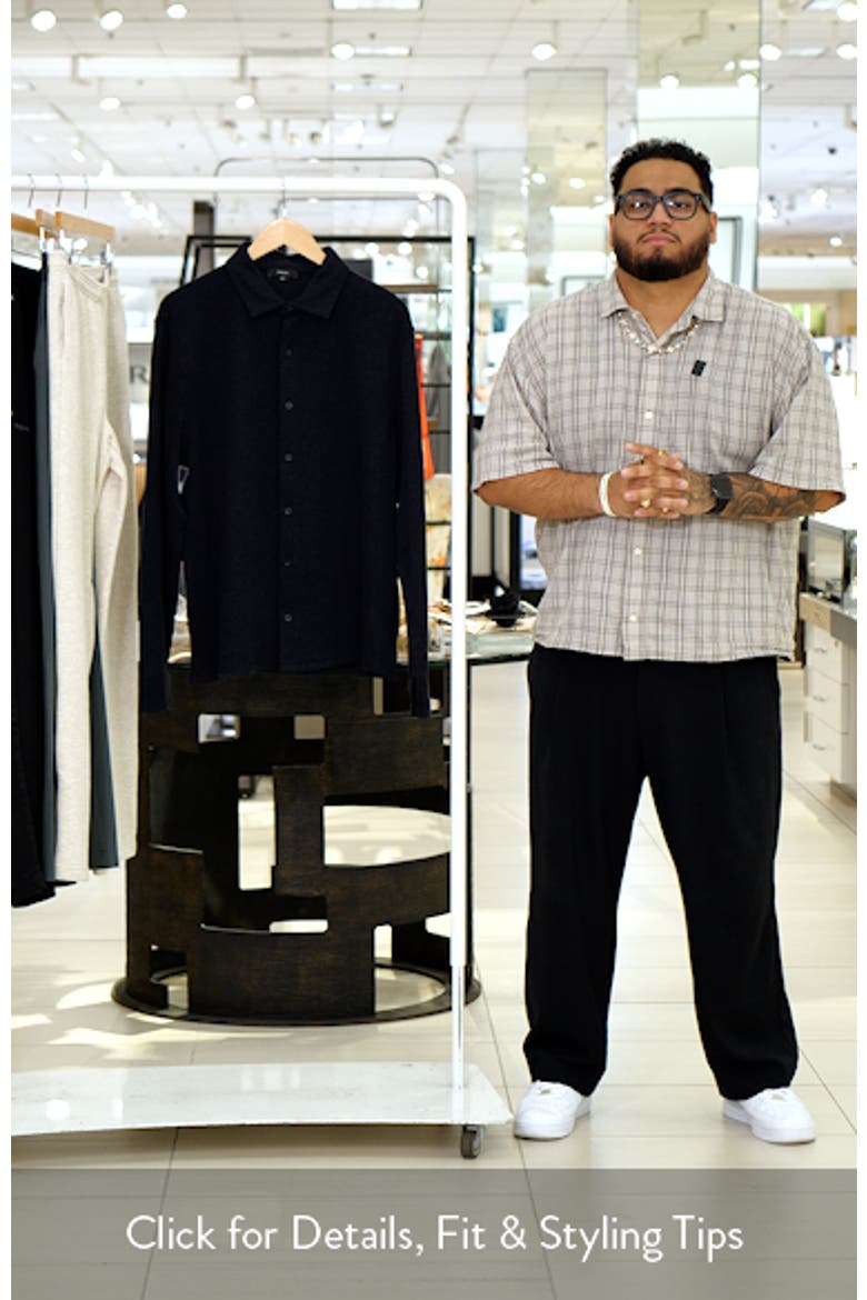 Herringbone Long Sleeve Button Up Shirt video