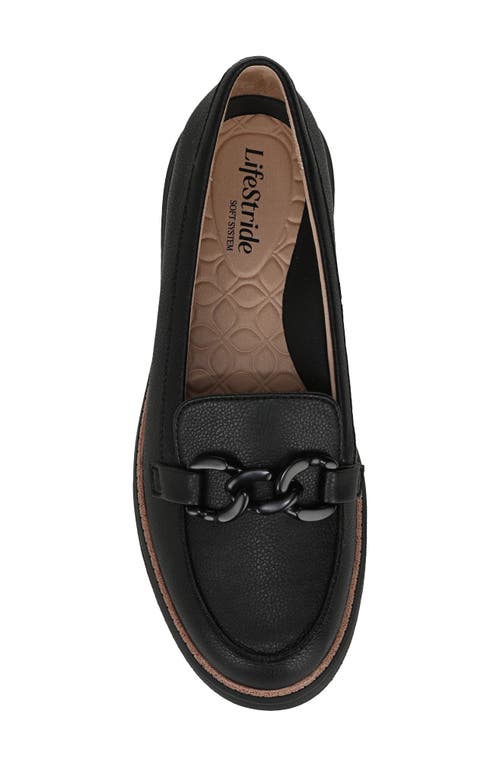 Lifestride Chelsea Bit Platform Loafer In Black